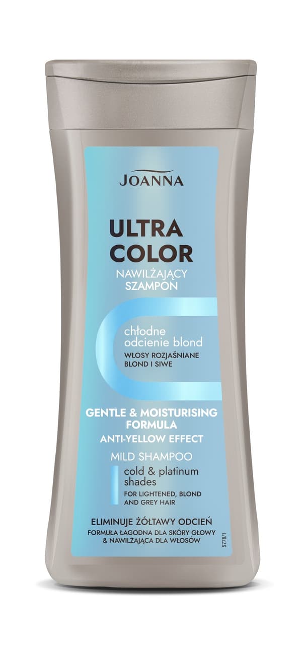 Joanna Ultra Color System Shampoo til blondt, lyst og gråt hår 400 ml