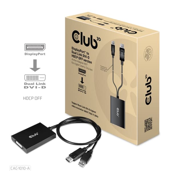 Club 3D - DisplayPort / DVI adapter -