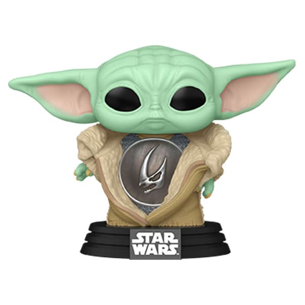 POP-figuuri Star Wars The Mandalorian Din Grogu haarniskassa