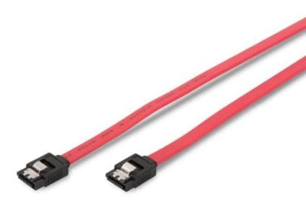 MicroConnect SATA-kabel 50 cm med klips 7-polet til 7-polet SATA-stik