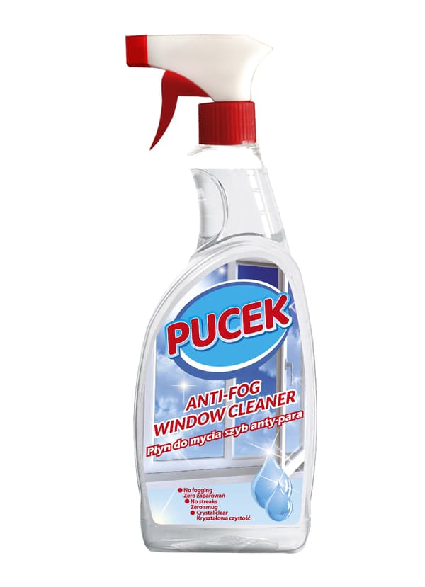 PUCEK Vinduespudsemiddel anti-dug 750ml