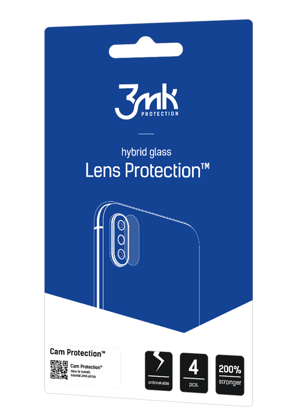 3MK Lens Protect Sam A04e Kameralinsebeskyttelse 4 stk.