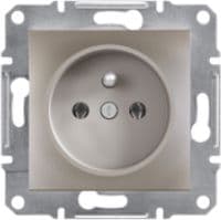 Schneider Electric Asphora stikkontakt enkelt broz (EPH2800169)