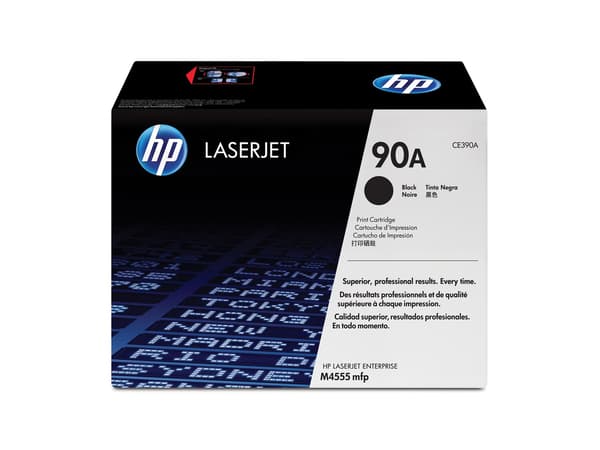 HP 90A - sort - original - LaserJet - tonerpatron (CE390A)