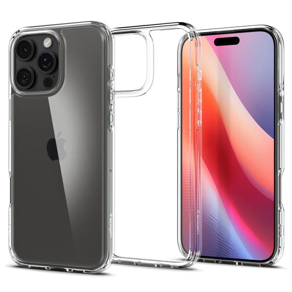 Spigen Ultra Hybrid Cover til Apple iPhone 16 Pro Crystal Clear