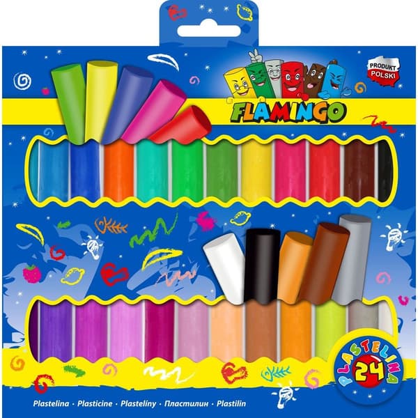 Plastilin 24 farver