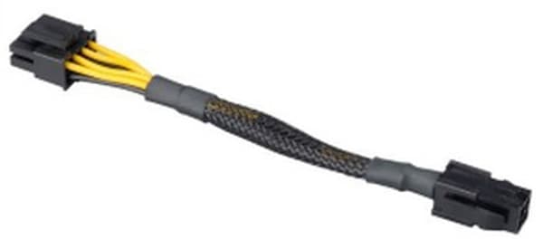 Akasa ATX/EPS 4-pin - ATX/EPS 8-pin, 0.15m, Sort (AKCBPW1015BK)