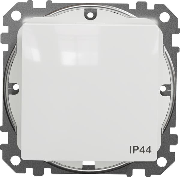 Schneider Electric, Sedna Design and Elements, 1-polig anslutning IP44, vit, SDD211101