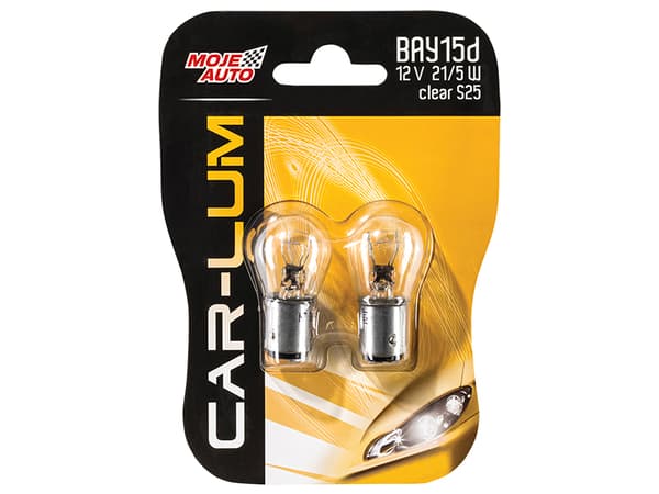 BLADE KIT BAY15D 12V 21/5W Klar 2-PACK VIRAGE