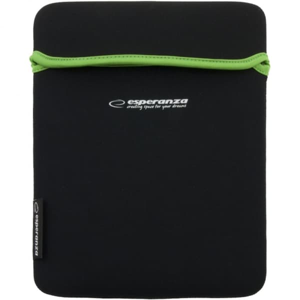 ESPERANZA NEOPREENILAUKKU TABLETILLE 9.7\" ET172G MUSTA/VIHREÄ