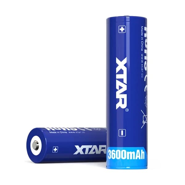 batteri med beskyttelse XTAR 18650 3600mAh