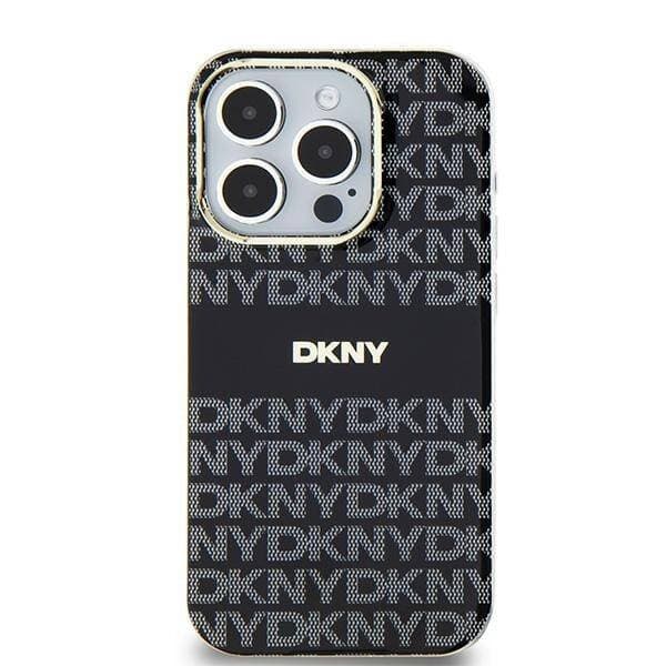 DKNY DKHMN61HRHSEK iPhone 11/Xr 6.1\" sort/sort hardcase IML Mono & Stripe MagSafe
