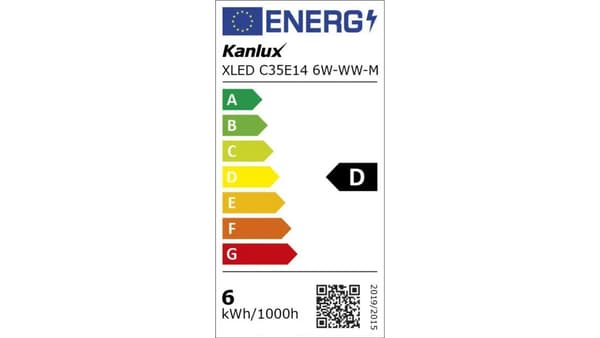LED-lamppu XLED C35E14 6W-WW-M 29622