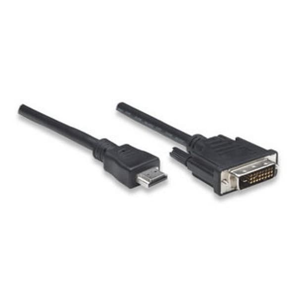 Kabel Techly HDMI - DVI-D 3m sort (ICOC-HDMI-D-030)