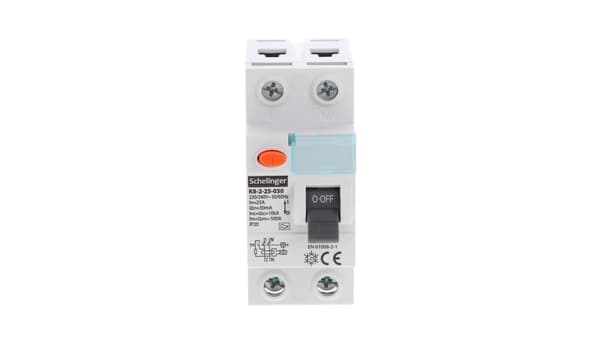 DIVERSE CONNECTOR A 2P 25A 30mA SCHELINGER