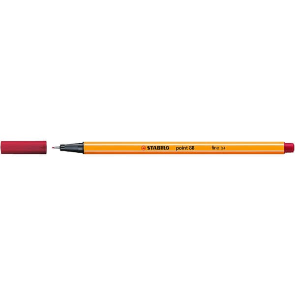 Stabilo point88 sort p10 88/50 fineliner