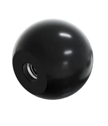 BAKELIITTINEN KAHVA 'PALLO' MUSTA M8*32MM DIN319C