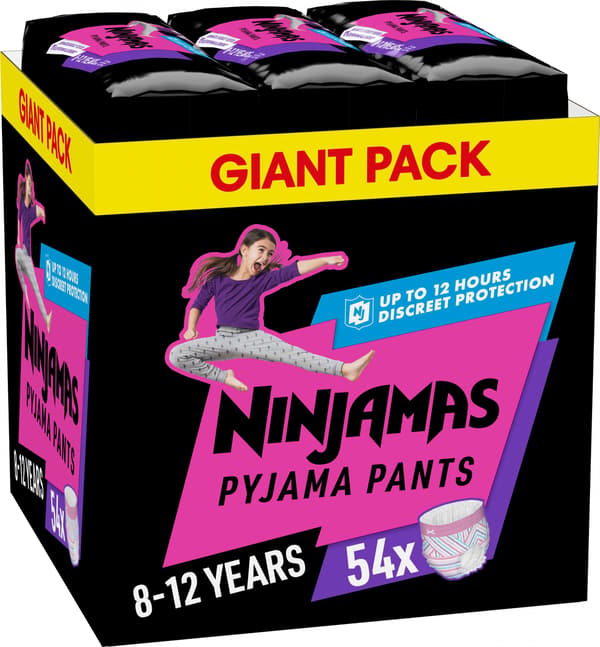 Pampers NINJAMAS MB BYXOR 8-XXXLARGE 54 FLICKA