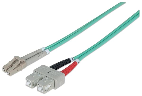 INTELLINET 750158 Intellinet Light Patch Cord LC-SC duplex 2m 50/125 OM3 multimode 3mm