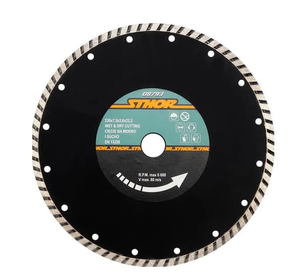 TIMANTTILEIKKUUTERÄ ”TURBO” - 230MM