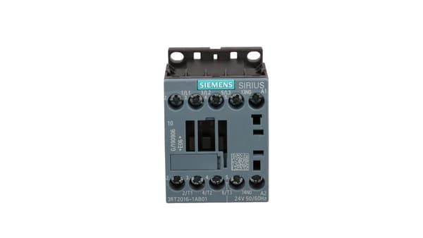 Effektkontaktor 9A 3P 24V AC 1Z 0R S00 3RT2016-1AB01