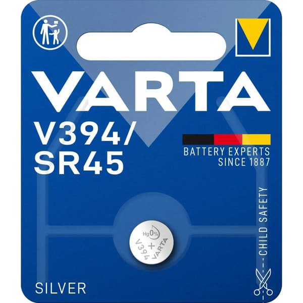 Knapcellebatteri Varta Silver Sølvoxid 1,55 V SR45