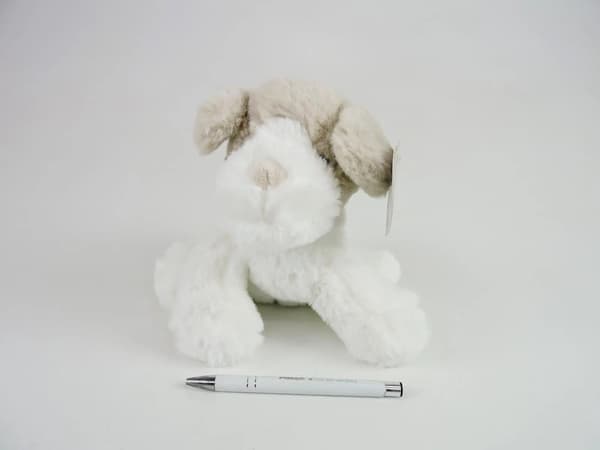 Beppe Maskot Hund Renee hvid 20cm 13803 BEPPE