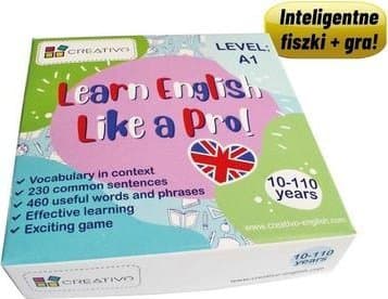 Lär dig engelska som ett proffs flashcards + spel A1