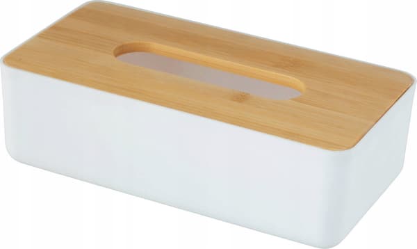 Wenko Näsduksbehållare ROTELLO, bambu, WENKO
