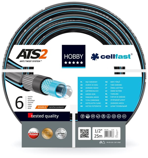 Cellfast Hobby Ats 1/2\" 25m Rulle CF16200R