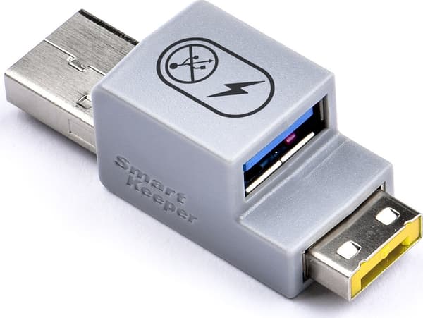 SmartKeeper Basic ”USB-A-portti” älykäs tiedonesto keltainen