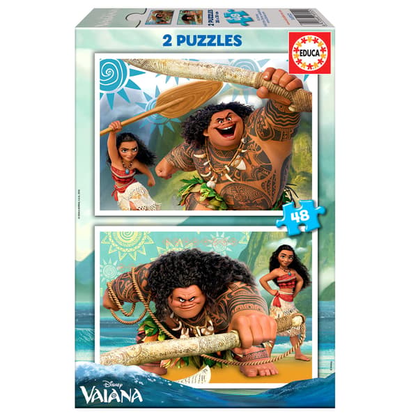 Pussel 2x48 Vaiana: Havets skatt G3