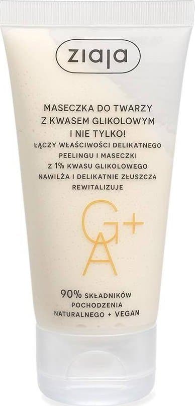 Ziaja_Ansiktsmask med glykolsyra och inte bara 55ml