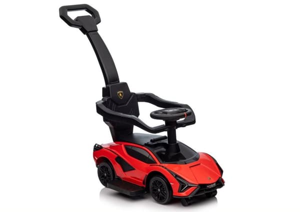 Lamborghini QLS-996T Åkbil med skjutstång Röd