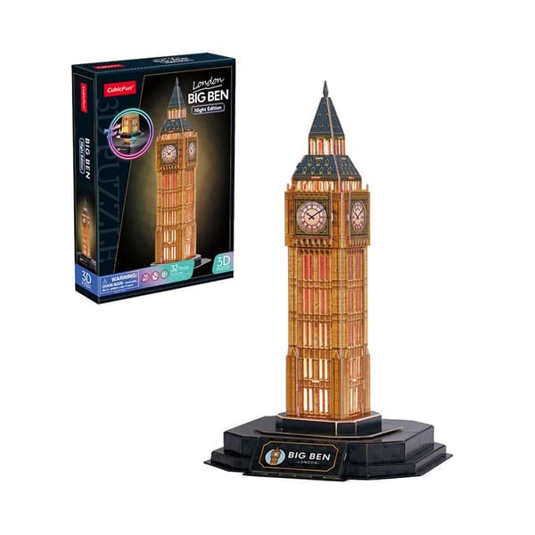 3D Big Ben LED-puslespil