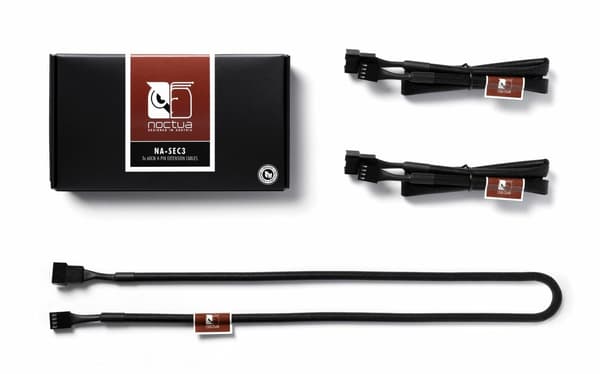 Noctua 4-pin - 4-pin, 0.6m, Svart (NA-SEC3)