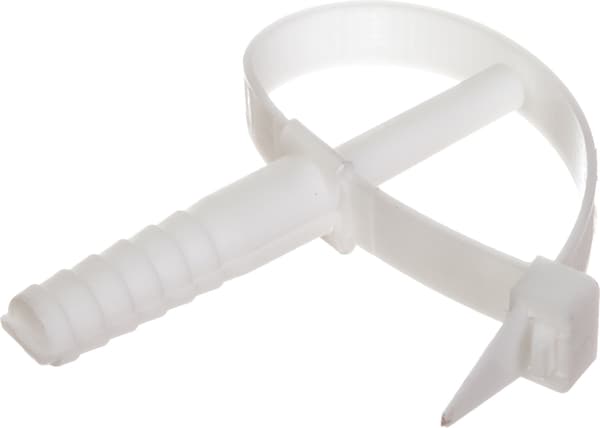 Bandfäste med snabbmonteringsspik USMPK-12 vit 21.4 /25st /