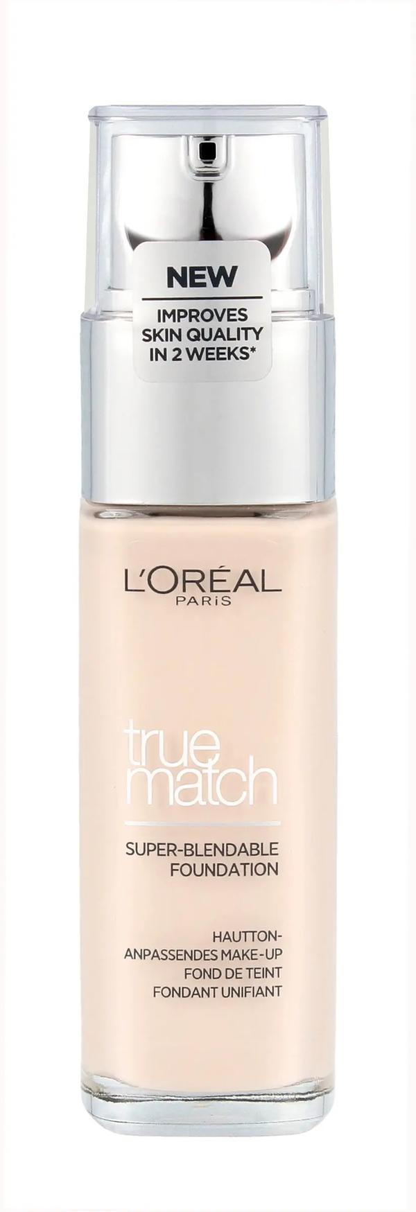 L'Oreal Paris Face Subclade True Match Foundation 0.5.N Porcelain 30ml