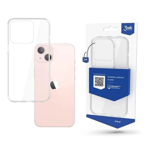 3mk Armor Case -sarjan kuori iPhone 14 Plus -puhelimelle - läpinäkyvä