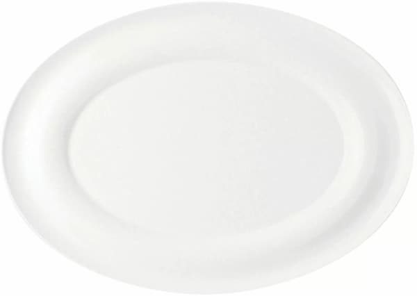 Lyra flad tallerken oval 22x15,5 cm