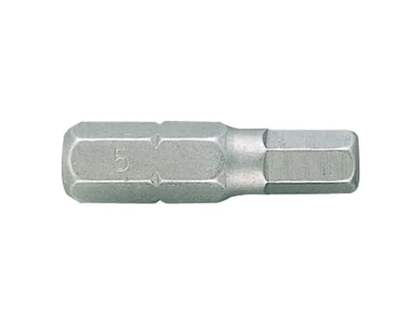 KING TONY END 1/4\" HEX 5x 25mm...