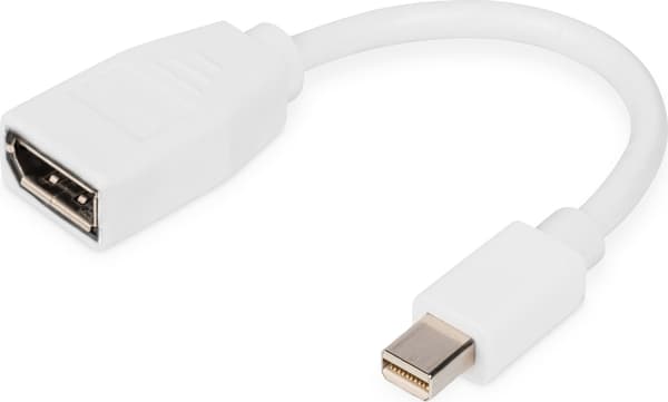 DIGITUS adapterkabel DB-340405-001-W - Mini DisplayPort / DisplayPort - 15 cm