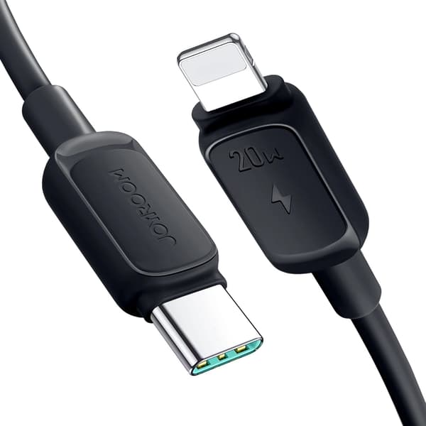 Joyroom USB-kaapeli Joyroom Multi-Color Series A14 USB-C/Lightning 20W 1,2 m - Musta