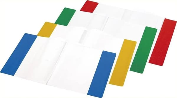 Anteckningsbokomslag A5 PVC MIX (5st)