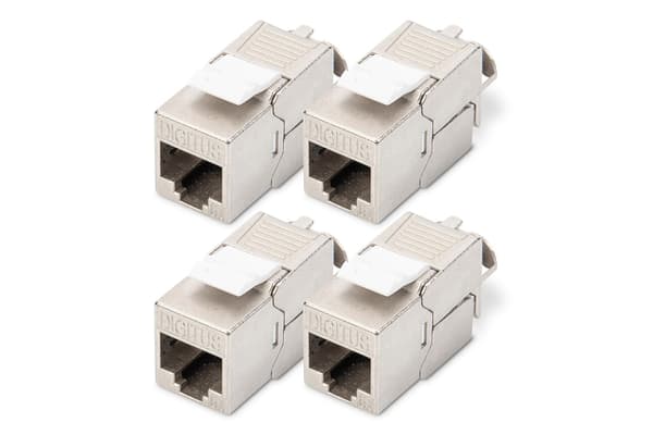 Digitus Digitus Keystone-modul CAT 6A, skärmad, verktygslös - 4 st