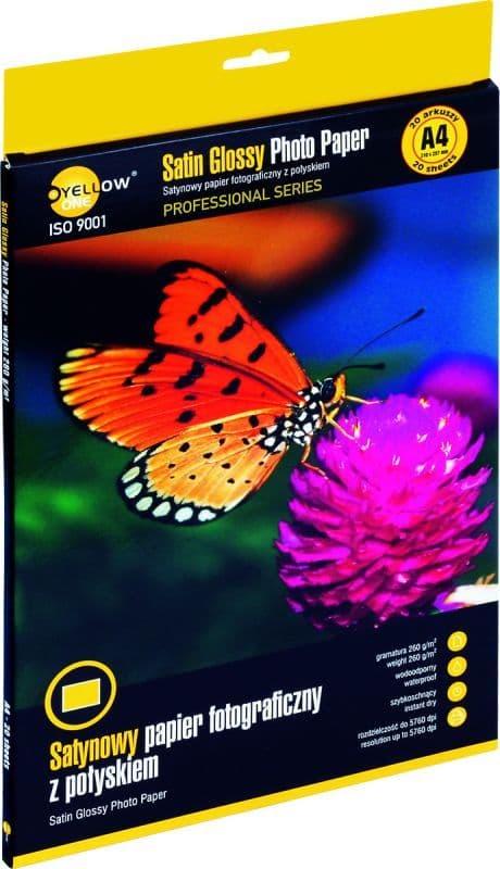 Yellow One fotopapir til A4-printer (PA13YEL)