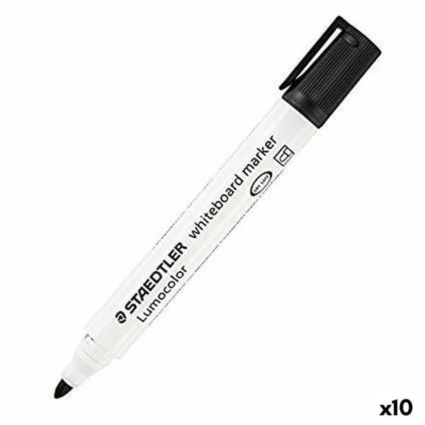 filtpenne Staedtler Whiteboard Sort (10 enheder)