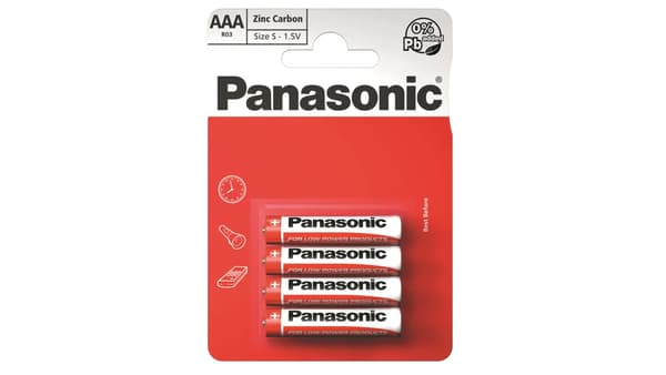 Panasonic AAA/R03 -paristo, 1 kpl
