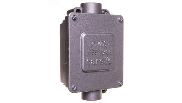 Metallkapsling 5-spår 6mm2 2 ingångar IP55 022