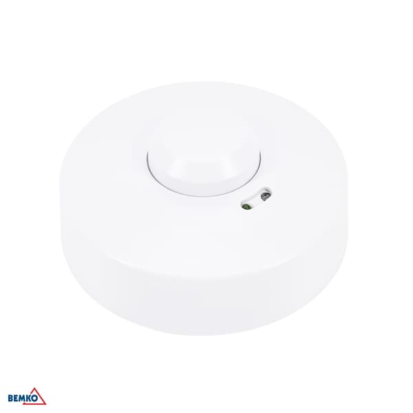 Bemko Mikrovågssensor 1200W 360 Grader IP20 Rektangulär Vit
